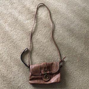 Brown crossbody purse
